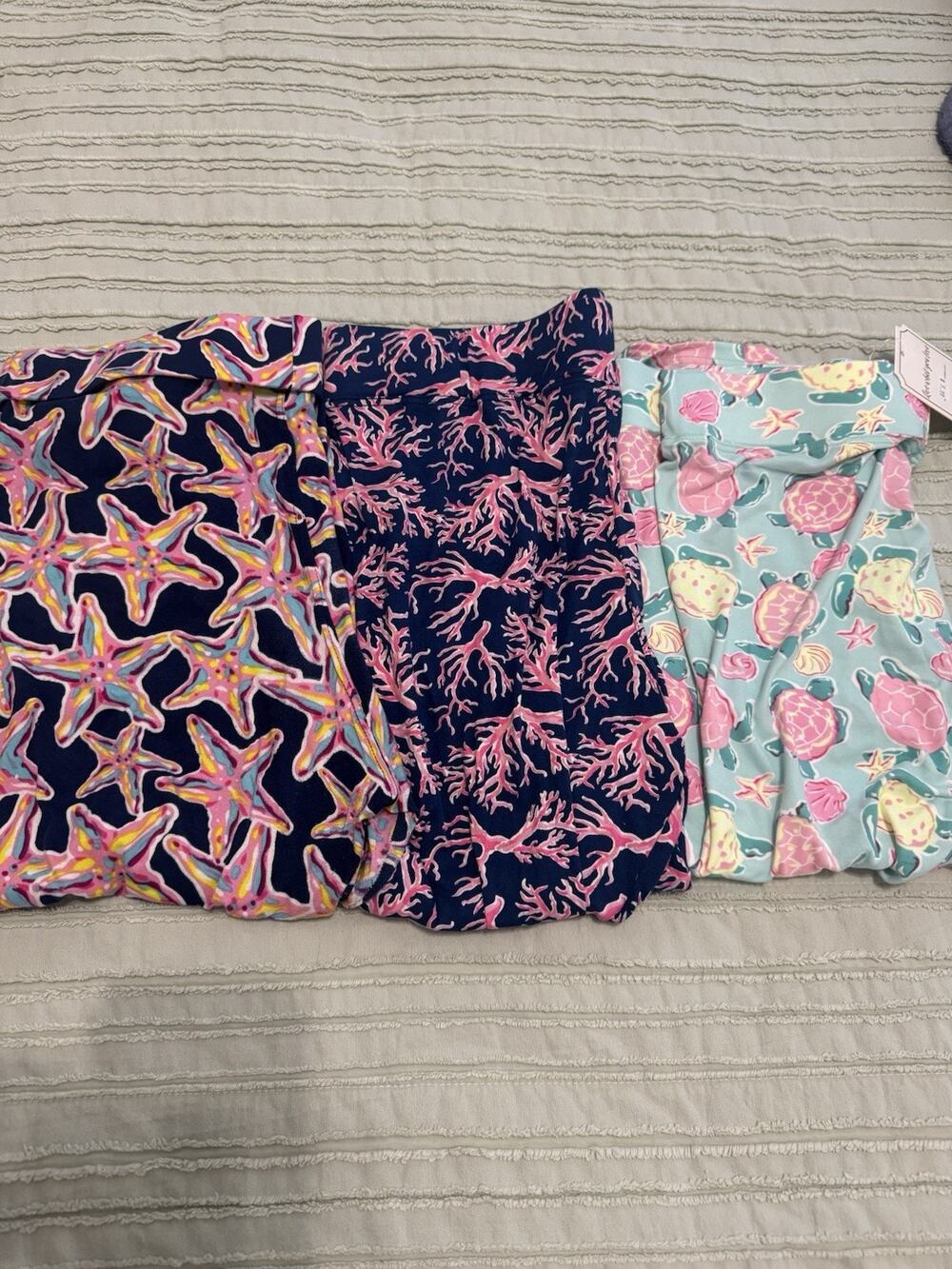 Simply Southern Beach Oven Theme Capri Leggings Plus Size XL- 3X Lot of 3